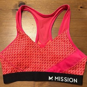 Mission Cooling Thermo Racerback impact Sports Bra